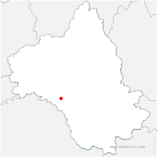 carte de localisation de Meljac