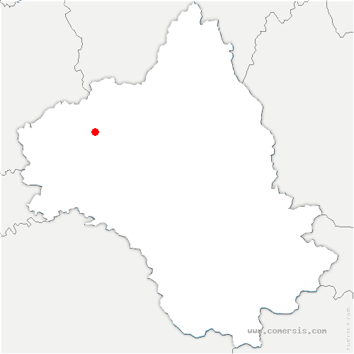 carte de localisation de Montbazens