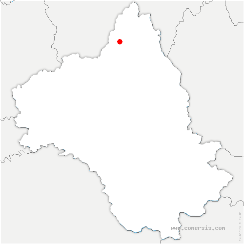 carte de localisation de Montézic