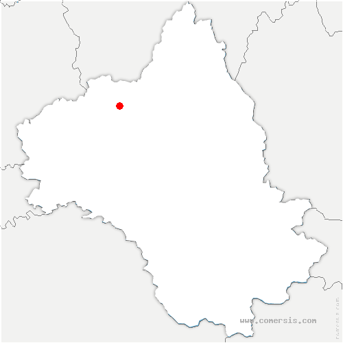carte de localisation de Noailhac