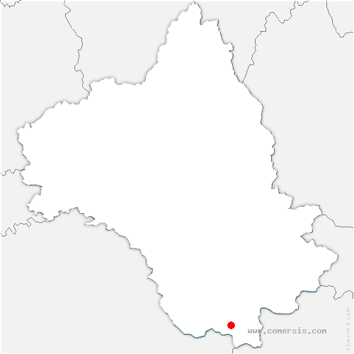 carte de localisation de Peux-et-Couffouleux
