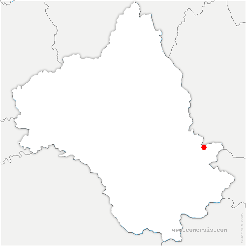 carte de localisation de Peyreleau