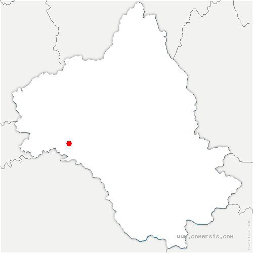 carte de localisation de Pradinas