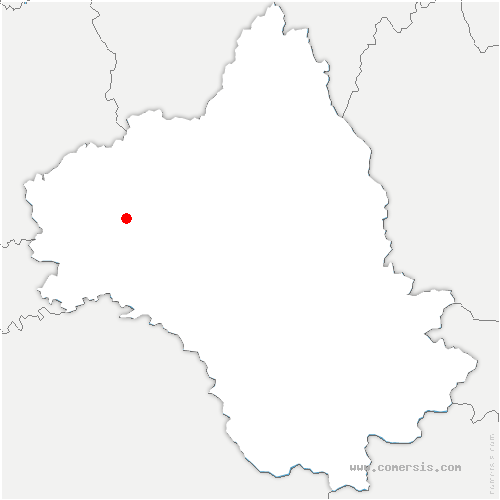 carte de localisation de Prévinquières