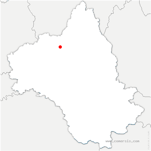 carte de localisation de Pruines