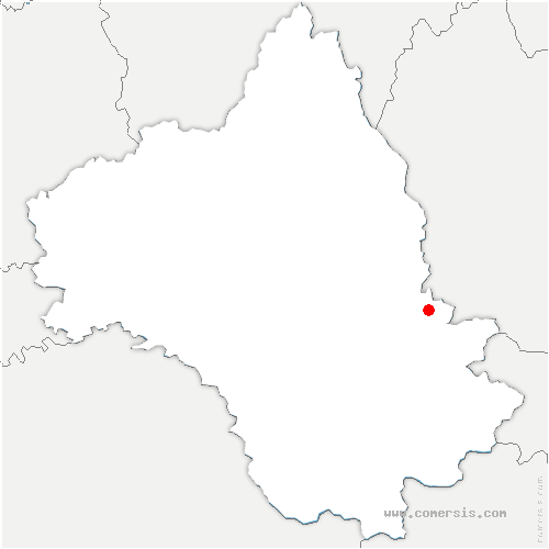 carte de localisation de Rivière-sur-Tarn
