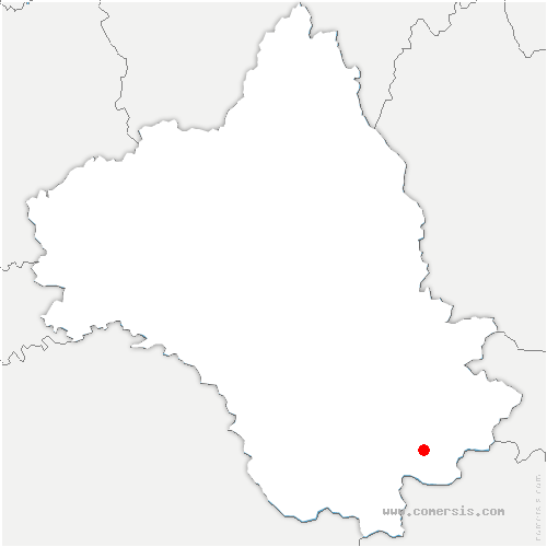 carte de localisation de Saint-Beaulize