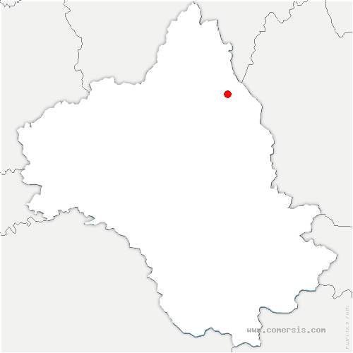 carte de localisation de Saint-Chély-d'Aubrac