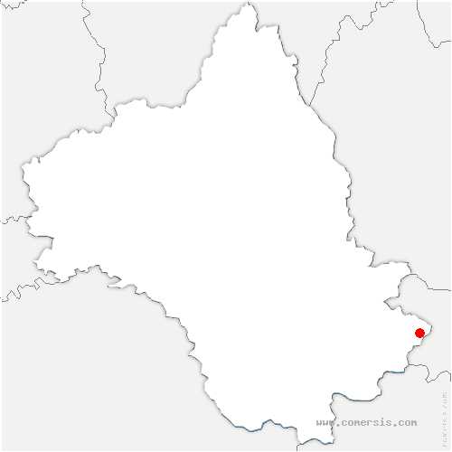 carte de localisation de Saint-Jean-du-Bruel