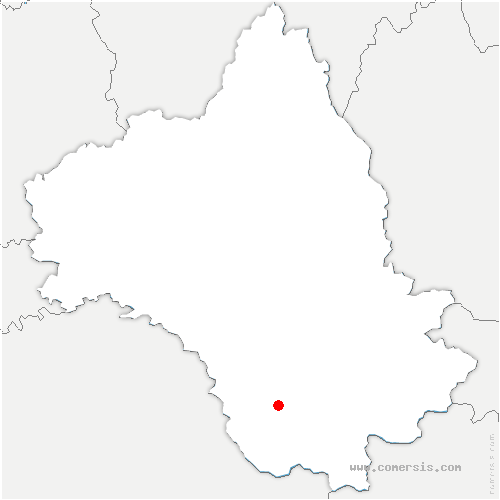 carte de localisation de Saint-Juéry