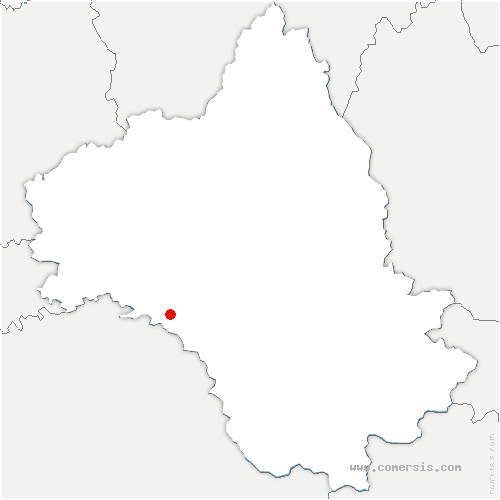 carte de localisation de Saint-Just-sur-Viaur