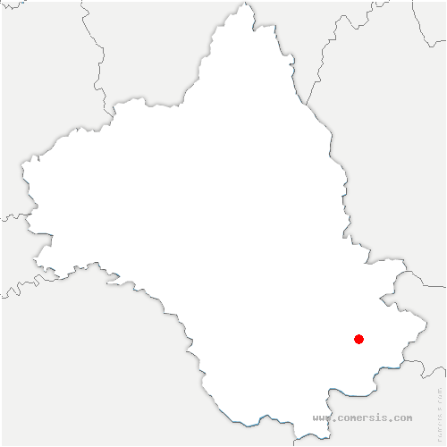 carte de localisation de Sainte-Eulalie-de-Cernon