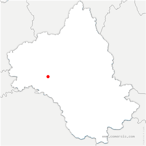 carte de localisation de Sauveterre-de-Rouergue