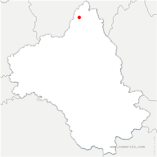 carte de localisation de Taussac
