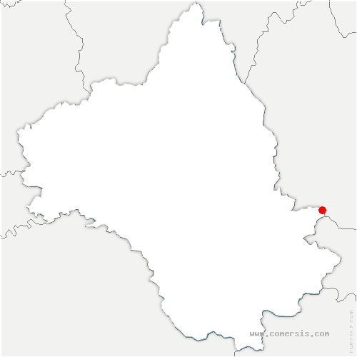 carte de localisation de Veyreau