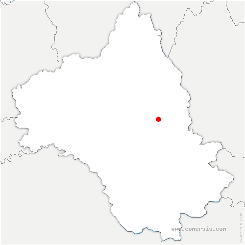 carte de localisation de Vézins-de-Lévézou