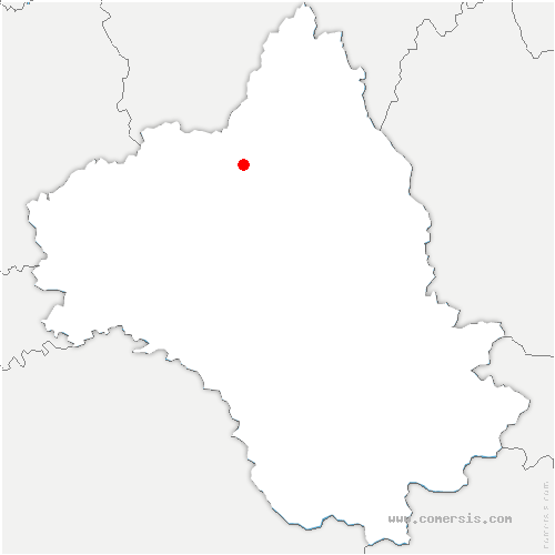 carte de localisation de Villecomtal