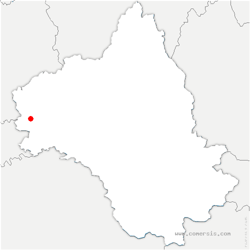 carte de localisation de Villefranche-de-Rouergue