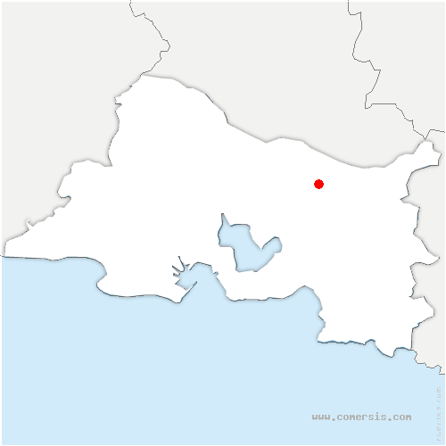 carte de localisation d'Aix-en-Provence