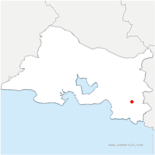 carte de localisation d'Aubagne