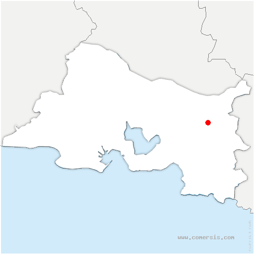 carte de localisation de Beaurecueil