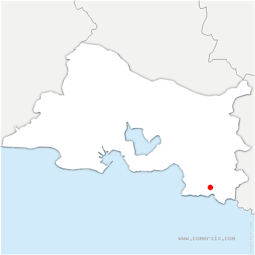 carte de localisation de Cassis