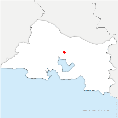 carte de localisation de Cornillon-Confoux