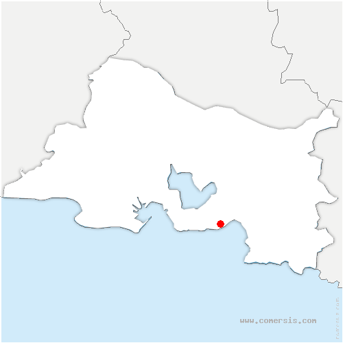 carte de localisation de Ensuès-la-Redonne
