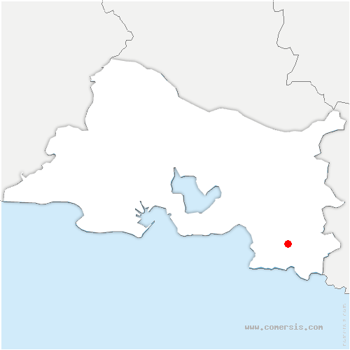 carte de localisation de Penne-sur-Huveaune