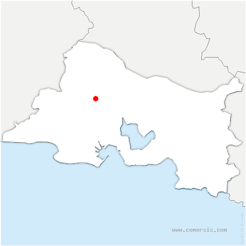 carte de localisation de Saint-Hippolyte-le-Graveyron