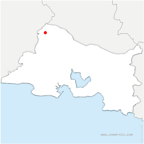 carte de localisation de Tarascon