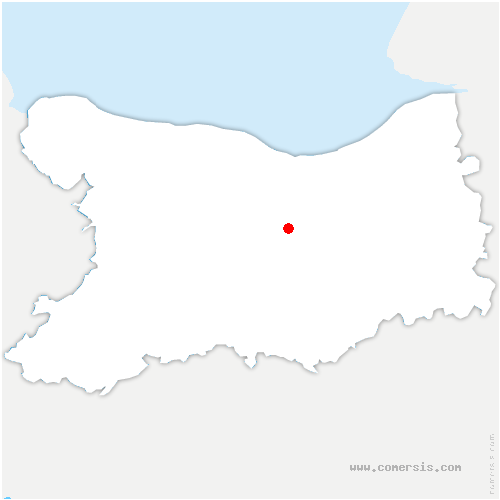 carte de localisation d'Amigny