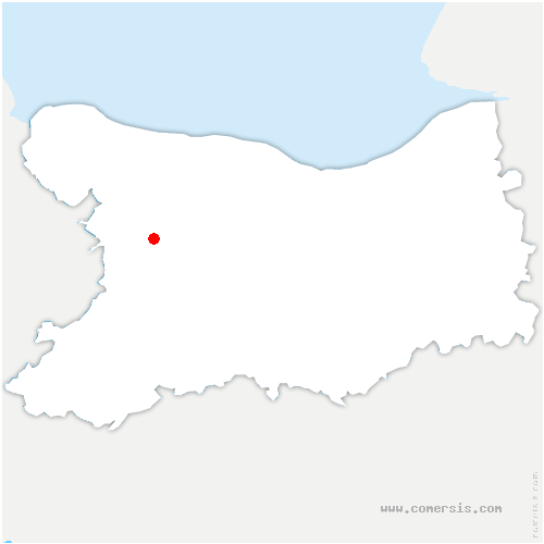 carte de localisation de Beauvain