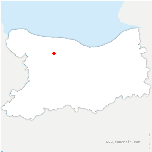 carte de localisation de Carcagny