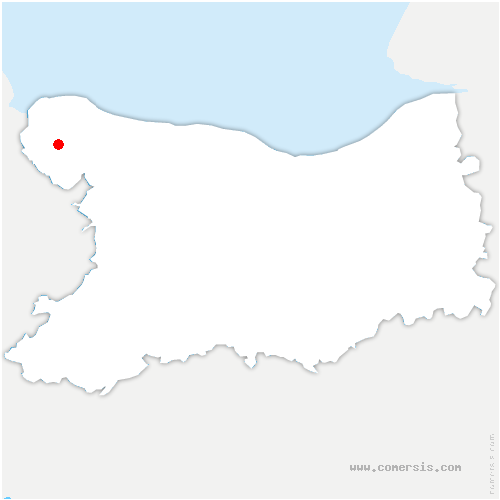 carte de localisation de Castilly