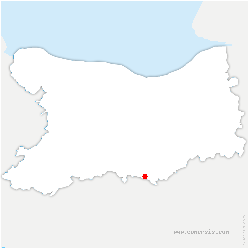 carte de localisation de la Chapelle-Cécelin