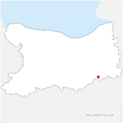 carte de localisation de Chapelle-Haute-Grue