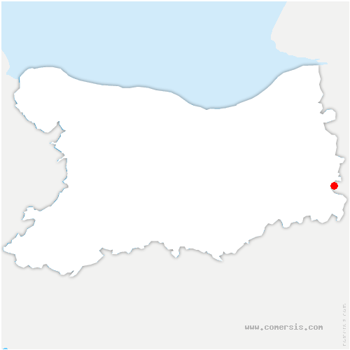 carte de localisation de Chapelle-Yvon