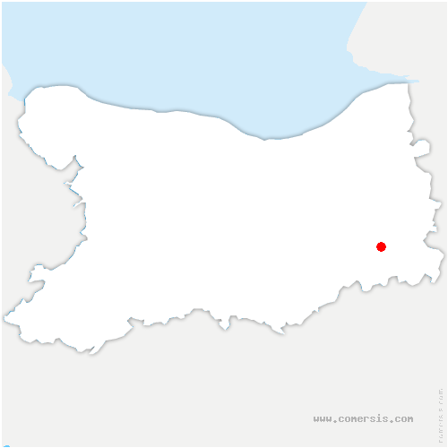 carte de localisation de Cheffreville-Tonnencourt