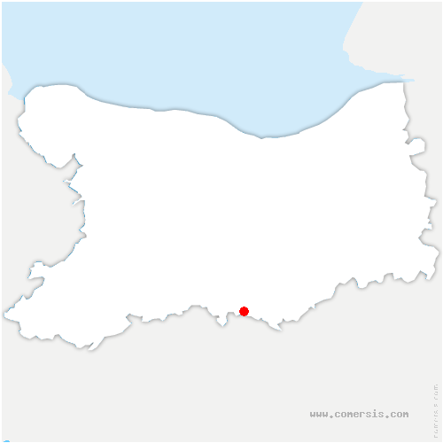 carte de localisation de Chérencé-le-Héron