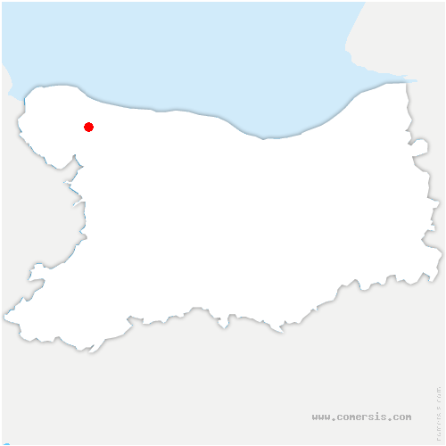 carte de localisation de Condé-sur-Risle