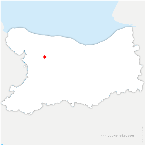 carte de localisation de Faverolles