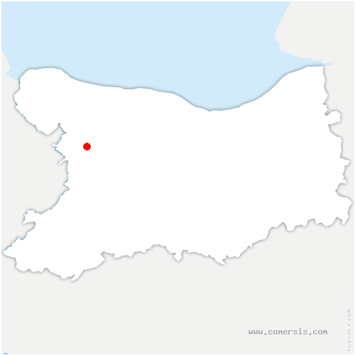 carte de localisation du Ménil-de-Briouze