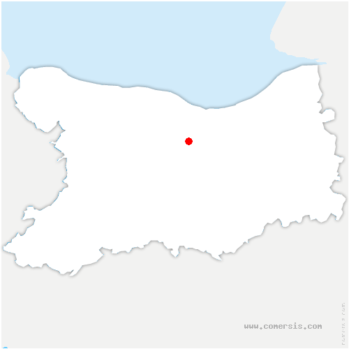 carte de localisation de Mondeville