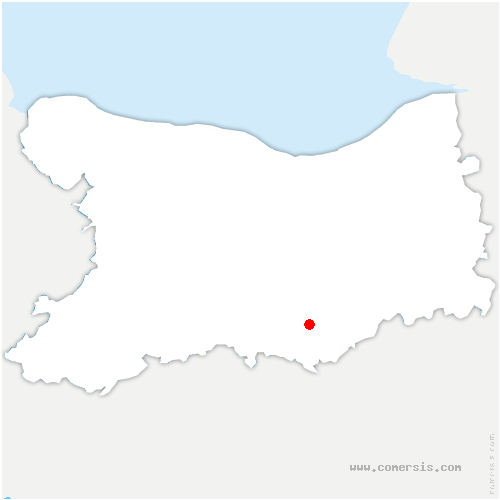 carte de localisation de Montbray