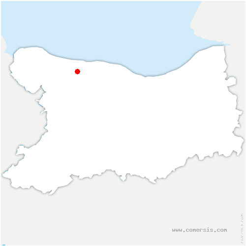 carte de localisation de Saint-Aubert-sur-Orne