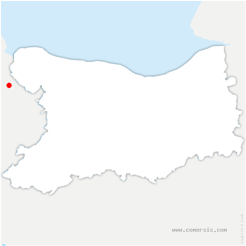 carte de localisation de Saint-Christophe-de-Chaulieu