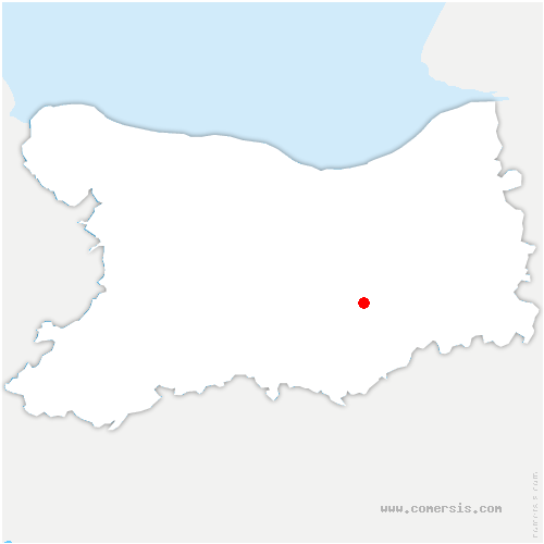 carte de localisation de Torigny-les-Villes