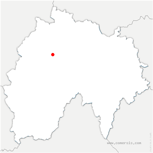 carte de localisation de Anglards-de-Salers