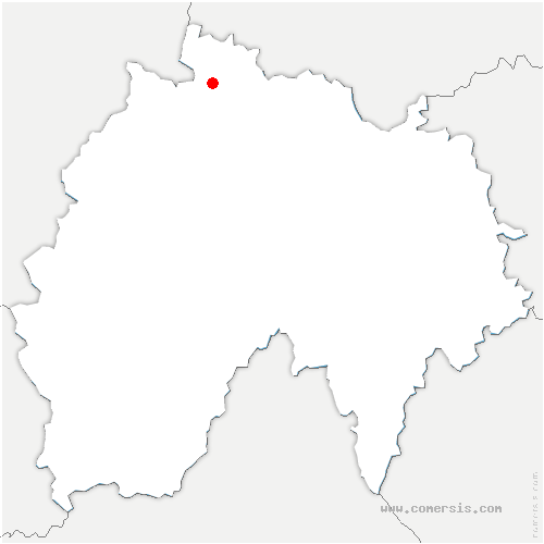 carte de localisation d'Antignac